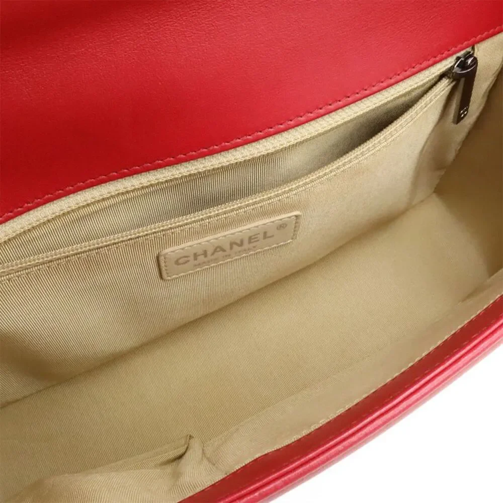 Chanel Boy Chanel Lambskin Shoulder Bag